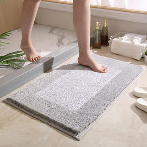 Moderne Anti-Slip Slaapkamer Badkamer Absorberende Voetmat Eenvoudig Verdikte Grensoverschrijdende Nieuwigheid Patroon Voor Keuken Bad Gebruik Voor Thuis - Product Image 3