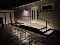 Lampe de balustrade d'extérieur LED, balustrade pour escaliers, 1.5W 2W, blanc RGB, livraison gratuite
