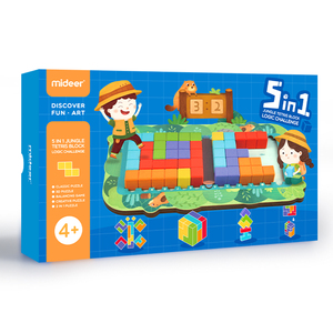Jeu de société Mideer MD1117 5 en 1, blocs de jungle, défi logique, jouets éducatifs, développer les compétences <span class=keywords><strong>math</strong></span>ématiques grâce au jeu - Product Image 1