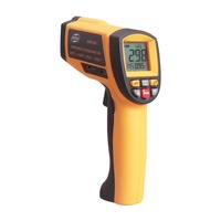 Multi Functional Small Plastic Infrared Thermometer GM1850 with LCD Display