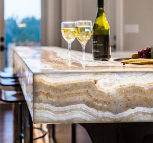 Meuble de <span class=keywords><strong>comptoir</strong></span> de <span class=keywords><strong>bar</strong></span> lumineux design de café commercial <span class=keywords><strong>comptoir</strong></span> de <span class=keywords><strong>bar</strong></span> <span class=keywords><strong>professionnel</strong></span> en pierre de marbre - Product Image 6