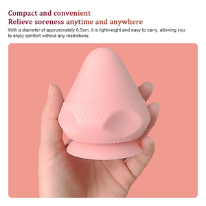 Fábrica Novidades Produtos <span class=keywords><strong>Silicone</strong></span> Ventosa Massagem Bola Fascial Cervical Massageador Terapia Bola para o Corpo Massagem Manual - Product Image 5