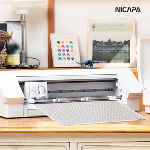 Alfombrilla de corte NICAPA de 14x15 pulgadas para Silhouette <span class=keywords><strong>Cameo</strong></span> <span class=keywords><strong>4</strong></span> Plus <span class=keywords><strong>Cameo</strong></span> <span class=keywords><strong>4</strong></span> <span class=keywords><strong>Pro</strong></span>, alfombrillas de corte de PVC autocurativas, 1 unids/pack - Product Image 3