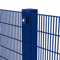 Clôture anti-escalade transparente 358 en gros, clôture haute sécurité en treillis d'acier galvanisé avec poteaux pour aéroport, prison, frontière