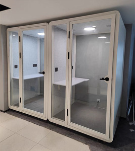 Cabines de bureau modulaires insonorisées écologiques pour hôpitaux et centres commerciaux – Cabines téléphoniques et de réunion à <span class=keywords><strong>isolation</strong></span> acoustique - Product Image 6