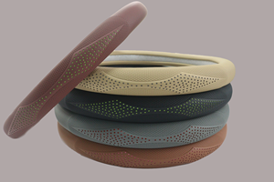 <span class=keywords><strong>Funda</strong></span> de Cuero PVC para <span class=keywords><strong>Volante</strong></span> de Coche, con Orificios de Ventilación, Transpirable, Protectora, Accesorios para el Interior del Coche - Product Image 4