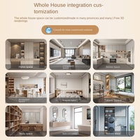 Tilan Jiayuan Ensemble de mobilier complet moderne pour toute la maison, personnalisé, comprenant : Armoire en bois à une porte avec dessus en pierre, 2 tiroirs, Ensemble de chambre à coucher, Lit Tatami, Bureau