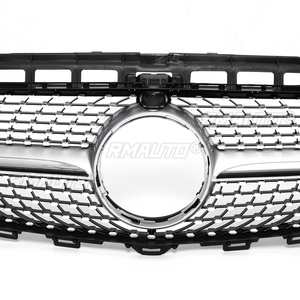 กระจังหน้ารถยนต์รุ่นใหม่ W213 GT แบบเพชร สำหรับ Mercedes Benz W213 E200 E300 E400 E43 AMG ปี 2016-2018 - Product Image 4