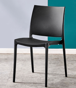 Chaises de café en plastique empilables, durables, imperméables, écologiques, modernes et luxueuses pour cafés, restaurants, ateliers, salles à manger familiales - Product Image 5