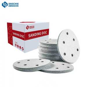 Disques abrasifs secs en oxyde d'aluminium blanc de 5 pouces (125 mm) avec fixation auto-agrippante, lot de 60 pièces, épaisseur de 1 mm, OEM, garantie de 3 ans, dureté moyenne - Product Image 1