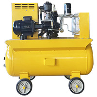 Compresseur d'air à vis monophasé YiBang 3.0KW 360L/min, réservoir 120L, pompe PLC 8 bars, 220V 50Hz, moteur IP54, roulement industriel