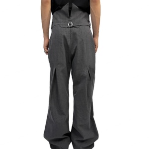 Pantalones de Traje para Hombre, Clásicos, a Rayas, Plisados, Cómodos, de Alta Calidad, al por Mayor - Product Image 2