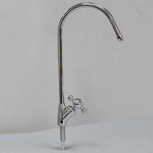 Robinet purificateur d'eau 2 points col de cygne trois voies en alliage métallique facile à installer pour cuisine - Product Image 4