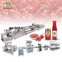 Saume Ketchap Notenmaler Chili Verwerkingsinstallatie Sausverwerkingslijn Puree Productielijn voor Tomaat en Paprika