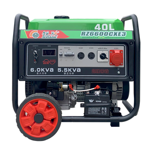 เครื่องกำเนิดไฟฟ้าเบนซินแบบพกพา 5.5 KVA รุ่น RZ6600CXE3, สามเฟสและเฟสเดียว - Product Image 3