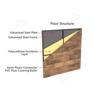 Proyectos de ADU de Dos Pisos con <span class=keywords><strong>Estudio</strong></span> Desmontable en el Patio Trasero, Kit de Casa Prefabricada con Estructura en A para Soluciones de Proyectos y Uso Comercial - Product Image 2