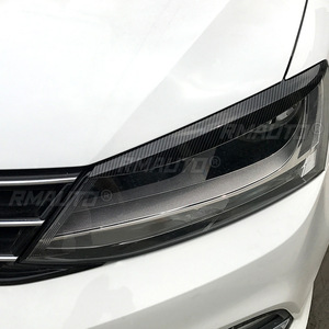 For VW Jetta MK6 Body Kit Car <b>Styling</b> Trim Auto <b>Head</b> Light Lamp Eyelids Eyebrow Headlight Decoration Car Accessories - Product Image 3