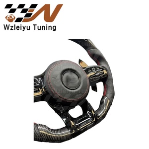 Conjunto de Volante de Fibra de Carbono, Nuevo Diseño Mejorado, Piezas Interiores Modificadas, Compatible con <span class=keywords><strong>Mercedes</strong></span>-Benz Serie A, C, <span class=keywords><strong>E</strong></span>, S, GLA, GLB, GLC - Product Image 5