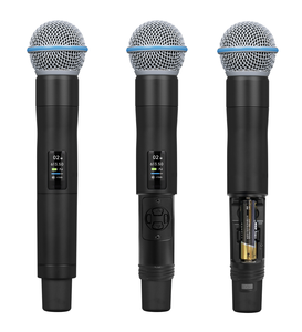 Nouveau Microphone sans Fil Professionnel True Diversity Portée 300 Mètres pour la Scène avec Analyseur de Spectre - Product Image 6