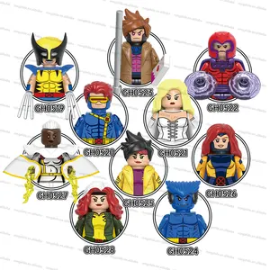 G0166 Superheroes Movie X Anime Man Bauklötze Mini-Actionfiguren Ziegel Sammlung Modell Kinderspielzeug Geschenk Spielzeug