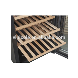 Cave à vin Vinicole avec éclairage LED, grand réfrigérateur, vente en gros, acier inoxydable, température électronique, caisses en bois, modèle Vi355t - Product Image 2