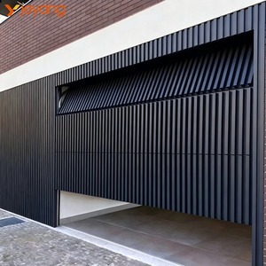 <span class=keywords><strong>Porte</strong></span> <span class=keywords><strong>de</strong></span> <span class=keywords><strong>garage</strong></span> <span class=keywords><strong>sectionnelle</strong></span> en aluminium à finition bois grainé personnalisée <span class=keywords><strong>pour</strong></span> villa et maison - Product Image 2