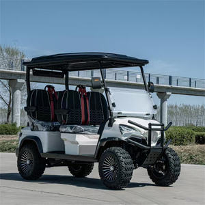 Carrito <span class=keywords><strong>de</strong></span> golf <span class=keywords><strong>de</strong></span> 4 plazas Cool Camp <span class=keywords><strong>de</strong></span> 5000W con batería <span class=keywords><strong>de</strong></span> litio y asientos orientados hacia adelante - Product Image 2