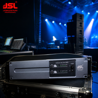 Amplificateur de puissance classe D 2x1500W 2x2300W 1x4500W 2U Pro Audio Amp Damping 1000 SNR 109dB pour système de sonorisation PA en direct