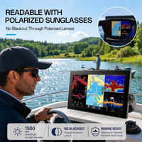 Moniteur marin LCD étanche IP68, lisible en plein soleil, 15,6/18,5 pouces