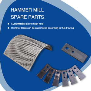 Trituradora de cáscara de ganado, máquina pulverizadora de alimentación de granja de animales de maíz, molino de martillo de molienda 1-4 T/H - Product Image 5