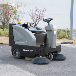 Everlift Ride on <b>Floor</b> Sweeper Machine 1250mm <b>Cleaning</b> Width 6800㎡ H High Efficiency for Warehouse Factory - Product Image 5