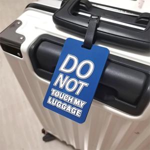 3D <b>Airplane</b> Travel Tag Promotional Gift Soft PVC Rubber Luggage Tag With Name Card for <b>Backpack</b> School Bag Decoration - Product Image 3