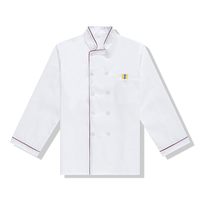 Gepersonaliseerde Pizza Japanse Executive Culinaire Keuken Top Jas Uniform Outfit Chef Jas Lange Mouw Werkkleding Kleding