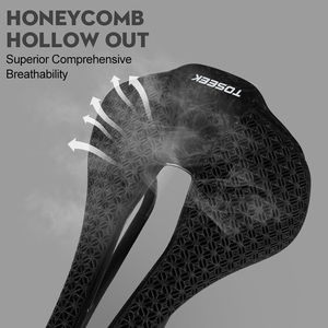 Vente en gros usine : <span class=keywords><strong>Selle</strong></span> de vélo en fibre de carbone imprimée en 3D 250x143mm/250x160mm, design ergonomique léger et creux 7x9mm, pour course XC, OEM - Product Image 4