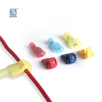 Gaopeng T-Tap Wire Connectors 22-18 AWG Red Color Quick Splice Wire Connector Male Quick Disconnect Terminal