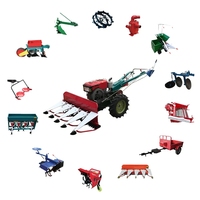Transport de haute qualité petit tracteur agricole rotatif travail du sol microtracteur