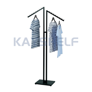 Hiển thị đồ đạc 4-Way may Rack với thẳng/nghiêng điều chỉnh cánh tay cho các cửa hàng quần áo - Product Image 6