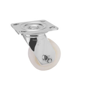 Fabrik preis 4/5/6/8 Zoll 250/350/450/550kg SS Nylon PA Heavy Duty 6X2 Rollen 500kg Lenk rolle Rollen rad - Product Image 4