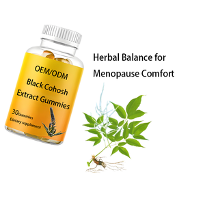 Private Label Service Frauen-<span class=keywords><strong>Menopause</strong></span>-Gummis Schwarze Cohosh Soja-Isolat-Flavone Vitamin D3 Nahrungsergänzungsmittel für Symptom- & Knochenunterstützung - Product Image 5