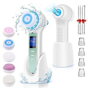 Écran LCD et Brosse nettoyante faciale rechargeable pour le nettoyage en profondeur des pores, aspirateur anti-points noirs - Product Image 1