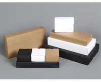 Caja de cajón de regalo plegable blanca deslizante impresa con logotipo personalizado barato de fábrica, embalaje para embalaje