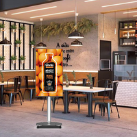 32 43 50 55 inci 2K 4K penjualan terbaik Smart kios vertikal LCD portabel Mobile Android Digital Signage Totem layar untuk iklan