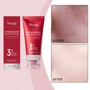 Nouveau masque enveloppant de nuit à l'astaxanthine, rajeunissement, éclaircissement, unifie le teint, hydrate en profondeur, masque facial peel-off de nuit - Product Image 2