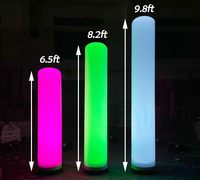 Colonne gonflable colorée Offre Spéciale de LED, annonçant la lampe gonflable pour la décoration