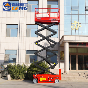 Elevador <span class=keywords><strong>de</strong></span> tijera portátil <span class=keywords><strong>de</strong></span> 6m, 8m, 10m, 12m, plataforma <span class=keywords><strong>de</strong></span> elevación aérea hidráulica móvil - Product Image 6