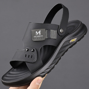 Sandalias de Verano para Hombre M Fashion, Planas, Antideslizantes, con Suela Suave, Casuales, para Playa, Ligeras, Color Caqui - Product Image 2