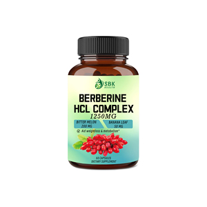 Capsules de Berberine HCl Complexe OEM ODM, Soutien à la Gestion du Poids à Base de Fruit de Melon Amer, Capsules de Berberine HCI - Product Image 1