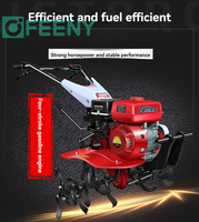 Petite motoculteur rotative à quatre temps pour le labourage et le déchaumage du sol, économe en carburant et haute efficacité
