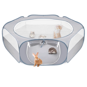 Recinto Anti-Fuga per Conigli, Gatti, Porcellini d'India e Cincillà, Box per Piccoli Animali, Gabbia Tenda per Animali Domestici - Product Image 1