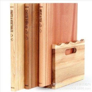 Wooden Book Shaped Cutting Board Set 3 Pieces With <b>Stand</b> Double Sided Categorized For Meat Fish Cheese Bread <b>Vegetables</b> - Product Image 5